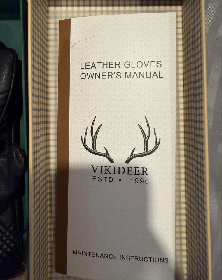 Leather gloves - Vikindeer Size Small - photo 4
