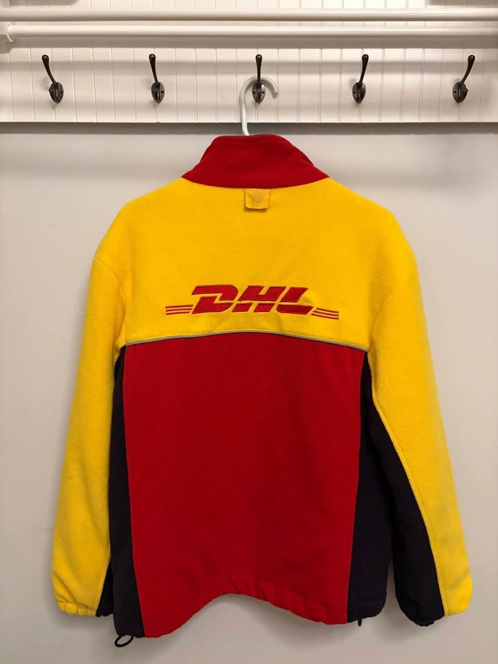 Vintage Full-Zip DHL Fleece Jacket (Men’s Medium) - photo 2