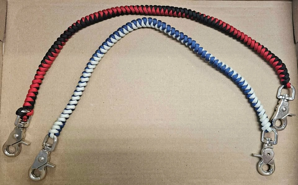 Paracord Biker Wallet Chains / Lanyards - 20" & 22" (Dual Hooks) - photo 2