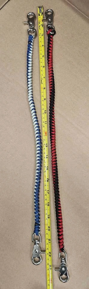Paracord Biker Wallet Chains / Lanyards - 20" & 22" (Dual Hooks) - photo 3
