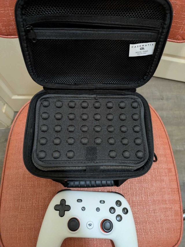Google Stadia Controller with Casematix Carrying Case - photo 2
