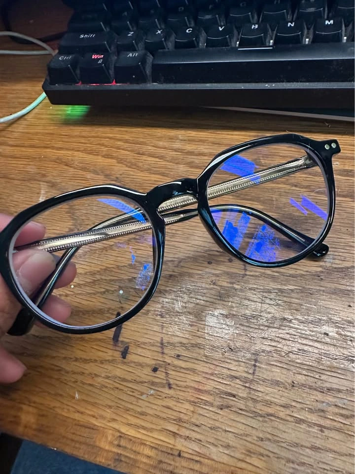 Glasses, black and gold, brand new - photo 4