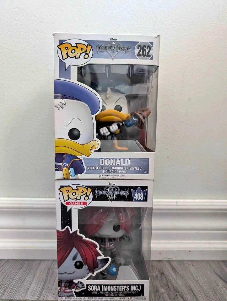 Kingdom hearts pop figures