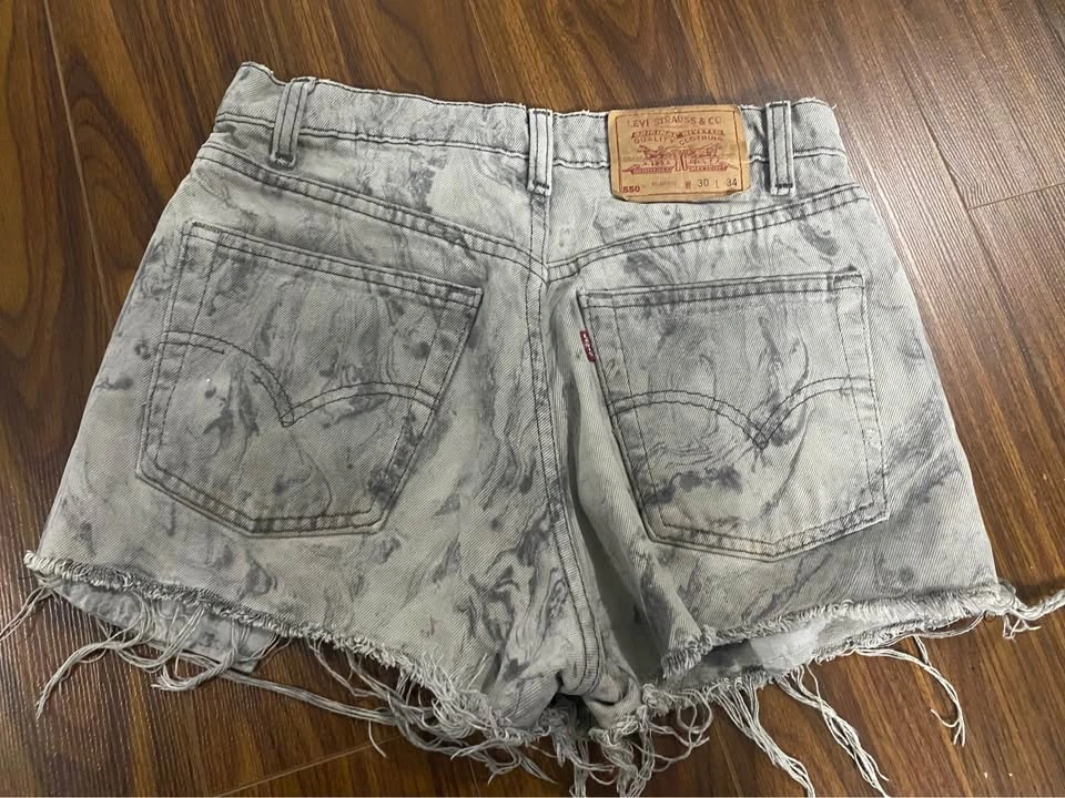 Levis denim cut off shorts - photo 2