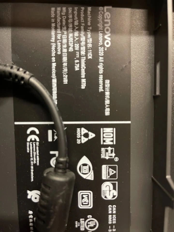 Lenovo ThinkCentre M70a All-in-One Desktop - photo 5