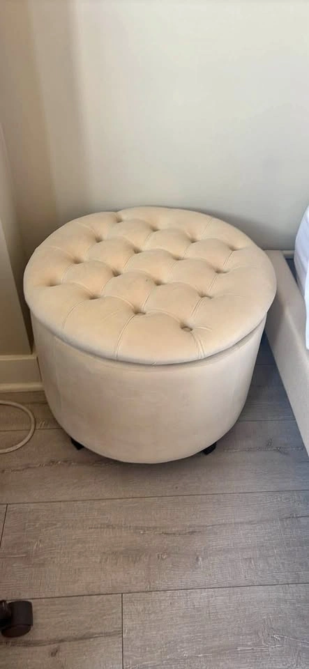 Cushioned Ottoman (also serves as storage)