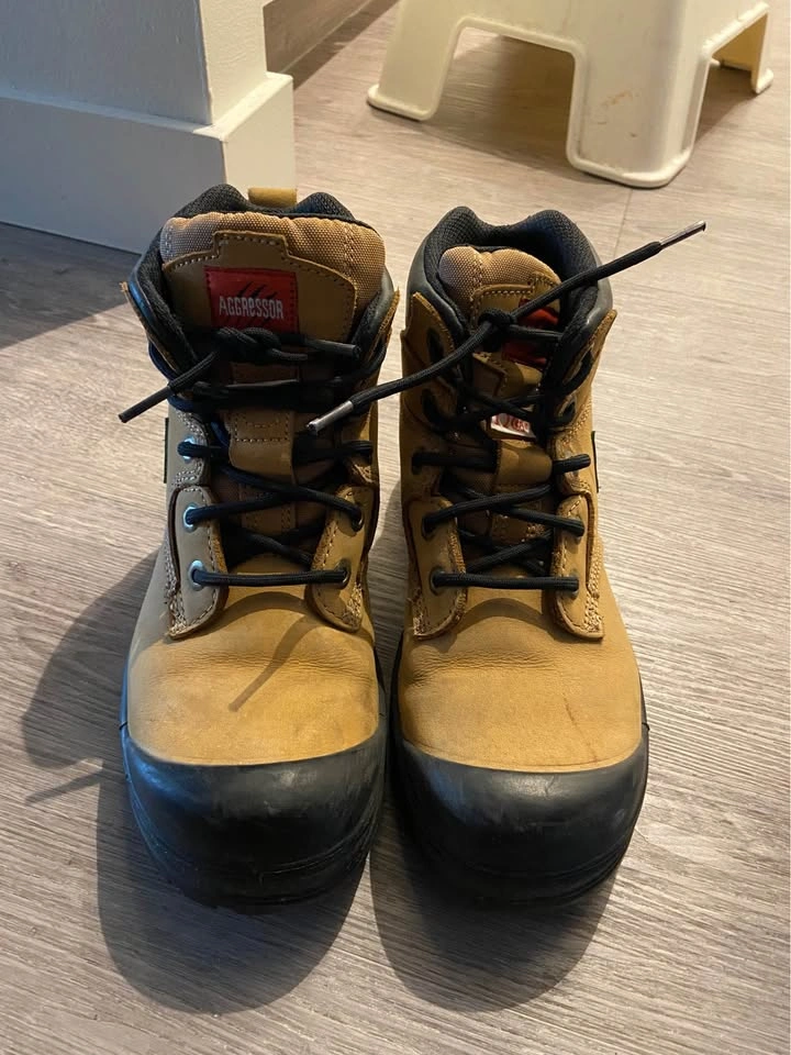 Steel Toed Boots, Aggressor, Size 8 - photo 4