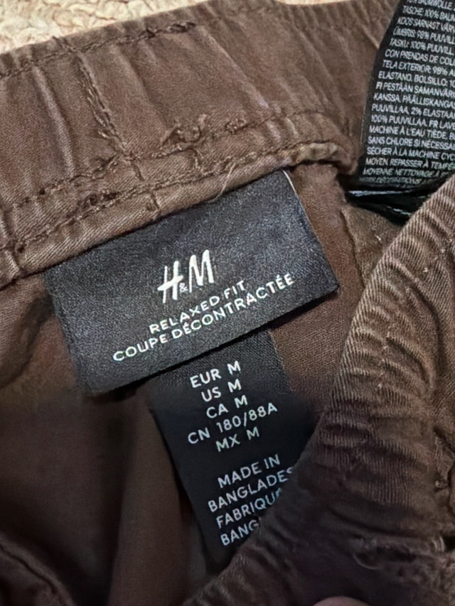 Men’s H&M Brown Cargos M - photo 3