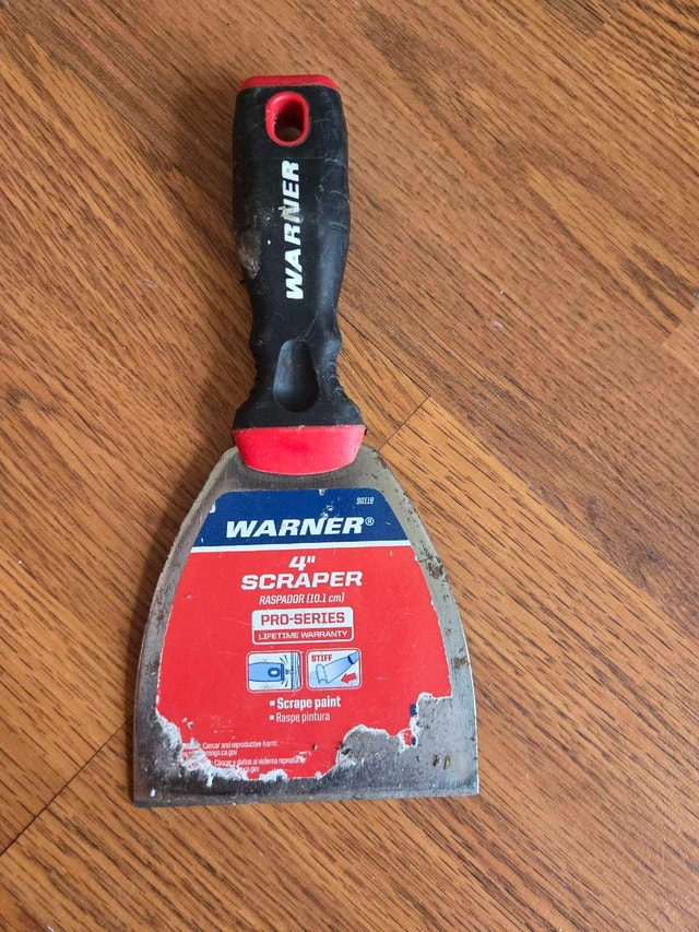 Warner 4-inch Pro-Series Scraper