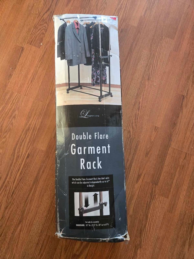 Lighter Living Double Flare Garment Rack