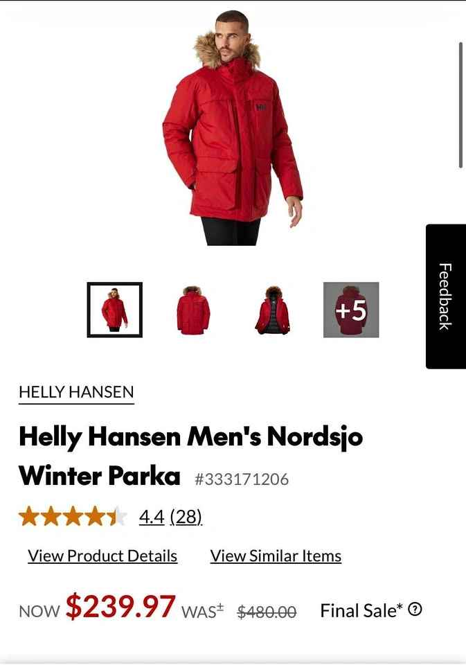 Helly Hansen Men's Nordsjo Winter Parka