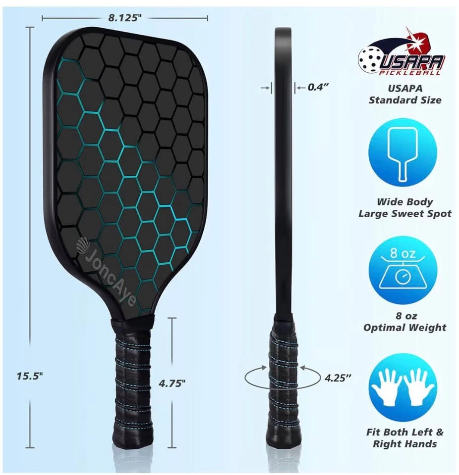 JoncAye Pickleball Paddles Set of 4, USAPA Approved - photo 5