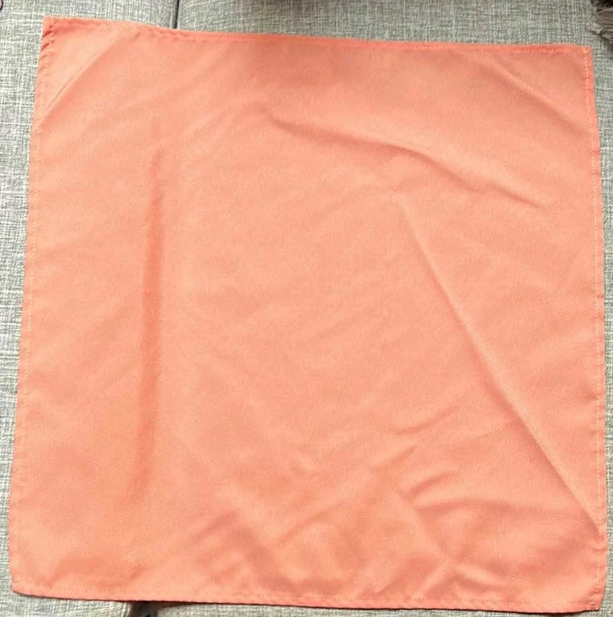 Coral Dinner Napkins 18in 100
