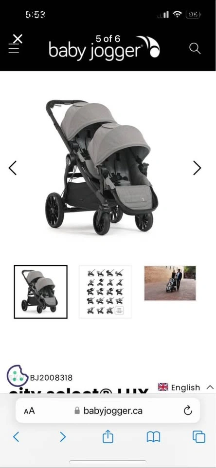 City Select Lux - double stroller - photo 5