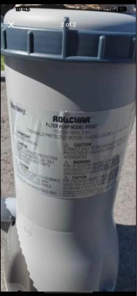 Bestway Flowclear Filter Pump ONLY - Model 58387 - photo 2