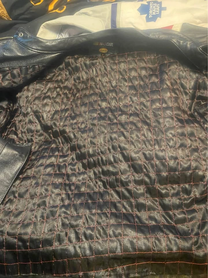 Dale Earnhardt Junior NASCAR by velocity leather jacket - photo 2