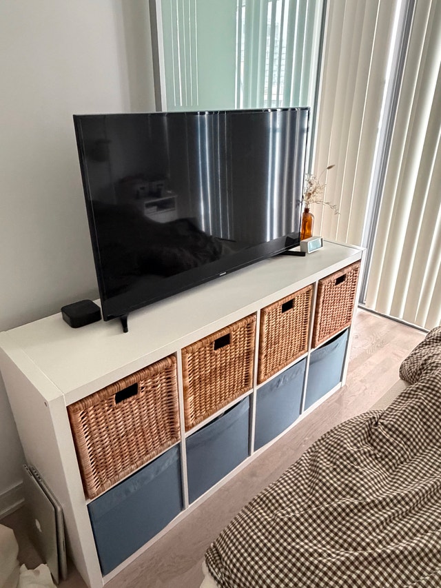IKEA Kallax Shelving Unit with Storage Bins - photo 4