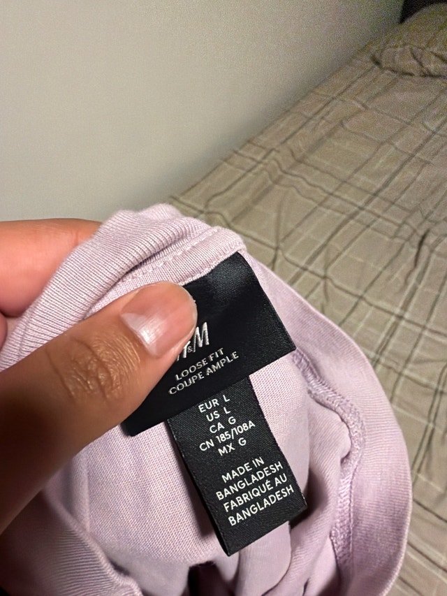 H&M Purple T-Shirt - photo 3