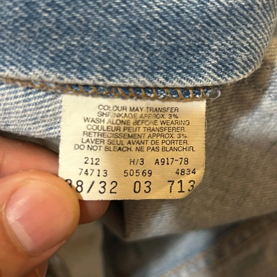 Vintage 1997 Levi’s 560 Loose Fit Denim Shorts - Made in Canada - photo 5