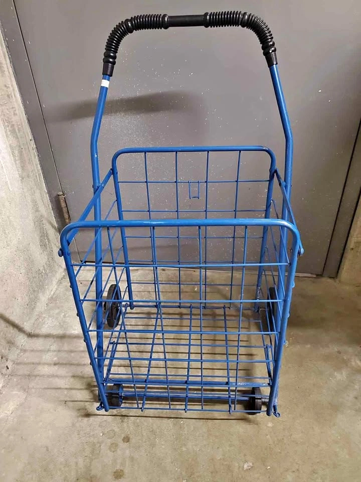 Folding Metal Shopping Cart