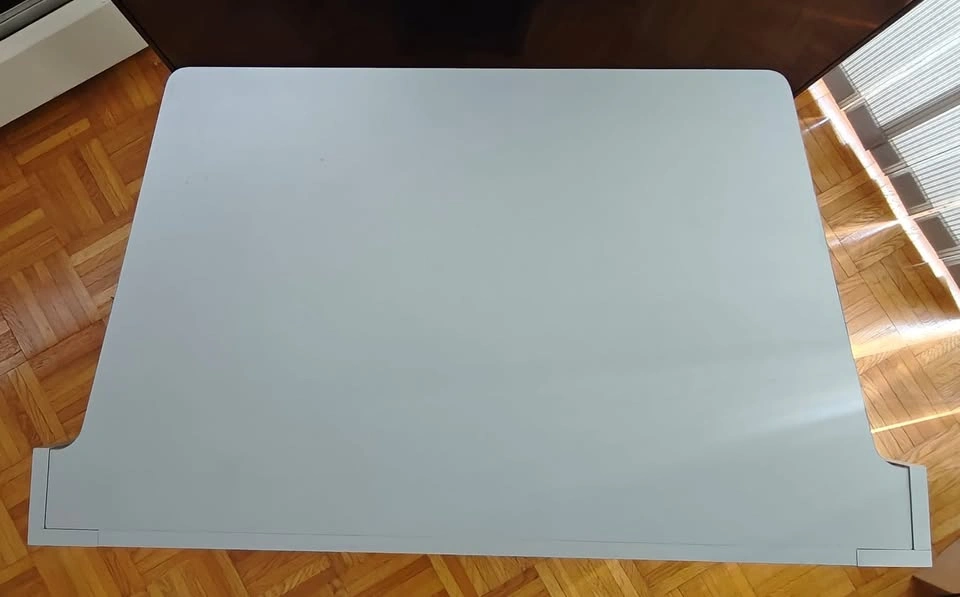 TV STAND unit with cable management holes - Grey - photo 4