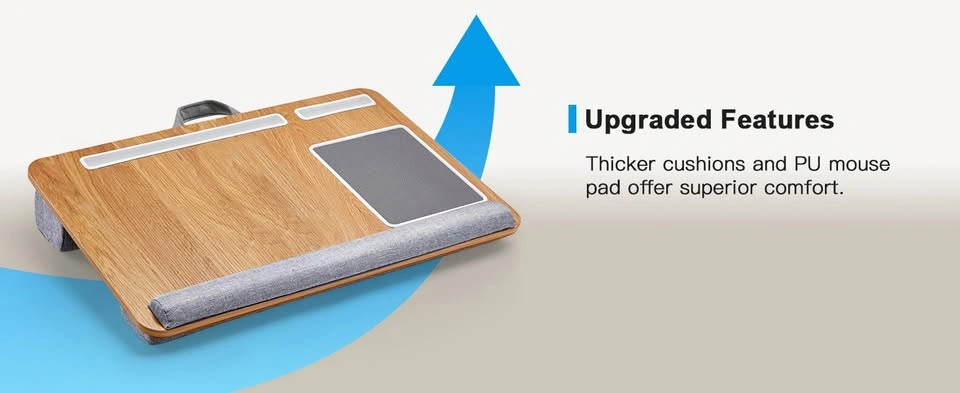 Lap Desk for 17 Inch Laptop with Cushion & Wrist Rest - photo 5