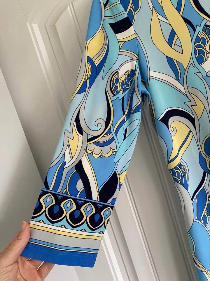Pucci Style 3/4 Sleeve Shift Dress - photo 3