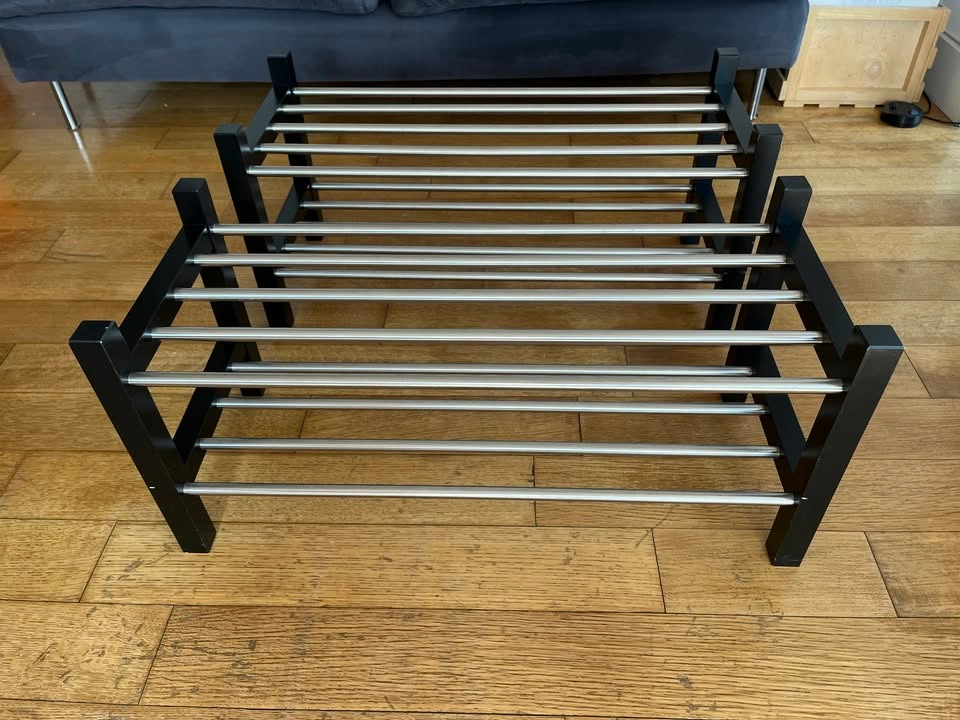 Two IKEA TJUSIG shoe racks - photo 3