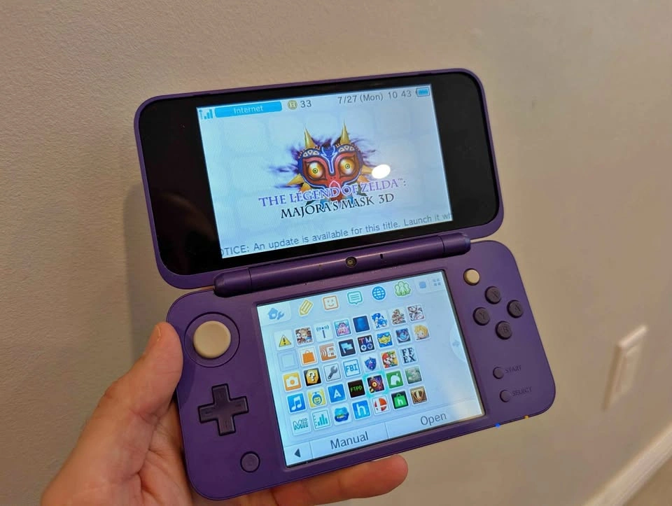 Nintendo "New" 2DS XL - Midnight Purple - CFW 128GB