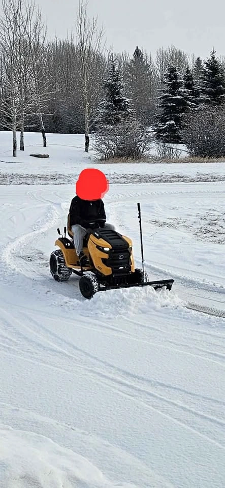 Cub Cadet XT1 Riding Mower Package - Ready for Lawn and Snow!