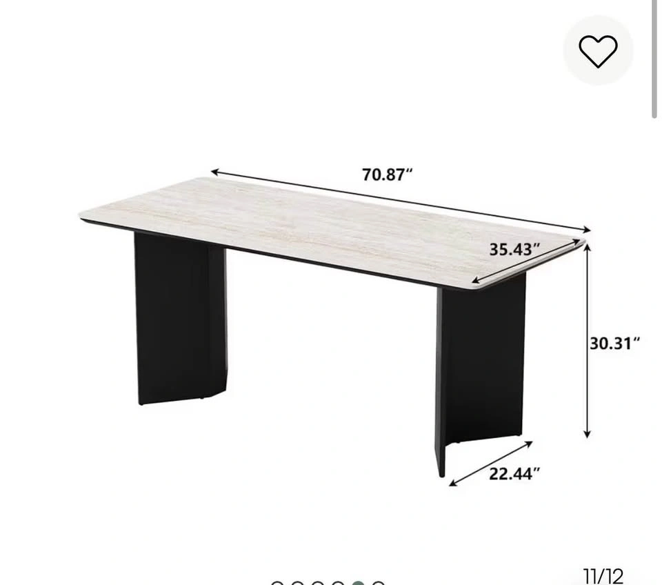 Brand New POVISON Dining Table Base – Black - photo 3