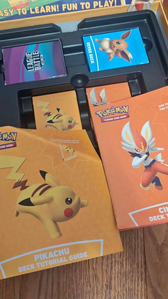 Pokemon! 4 decks with boxes and game board