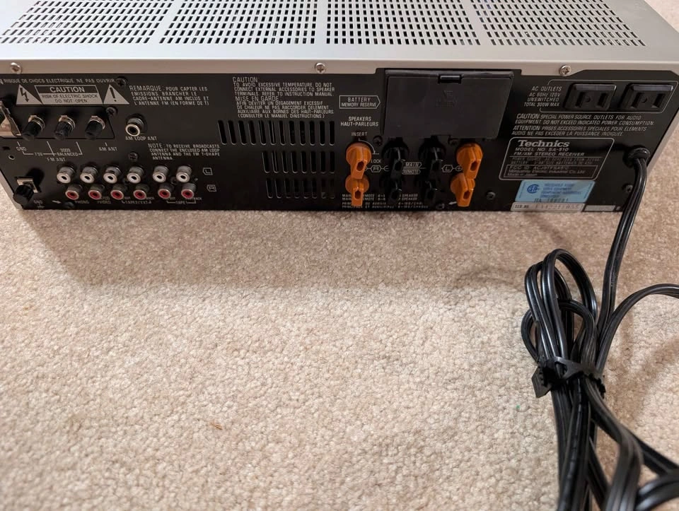 Technics SA-510 Quartz Synthesizer FM/AM Stereo Receiver - photo 3