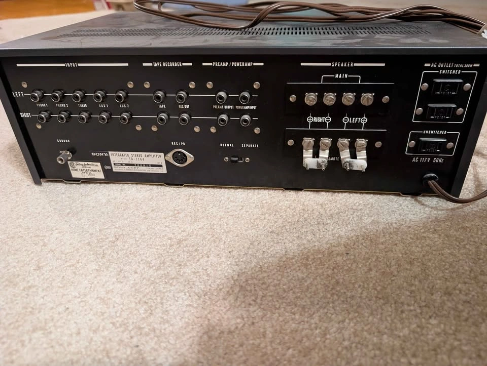 Sony TA-1144 Integrated Stereo Amplifier - photo 2