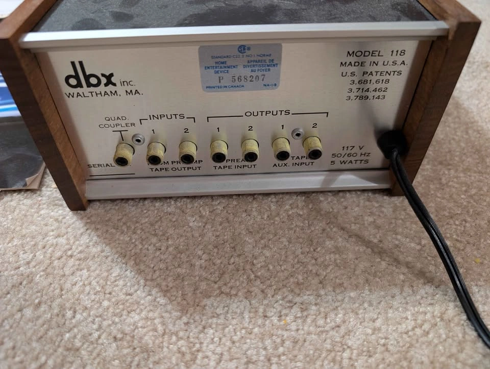 dbx 118 Dynamic Range Enhancer - photo 4