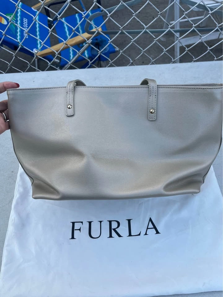 Furla Leather Tote Bag Cash Only Pick Up Only - photo 3