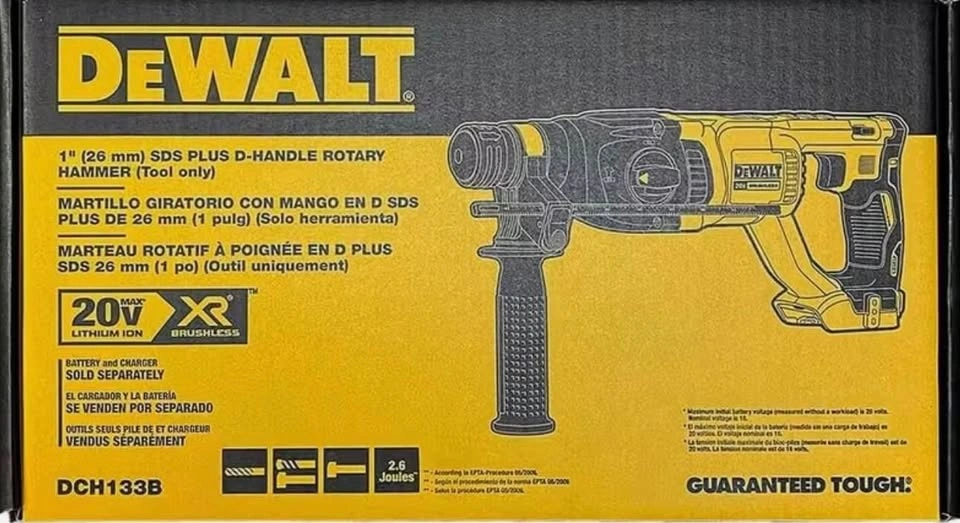 New DeWALT 20V Brushless SDS Rotary Hammer Kit: 100% Original - photo 2