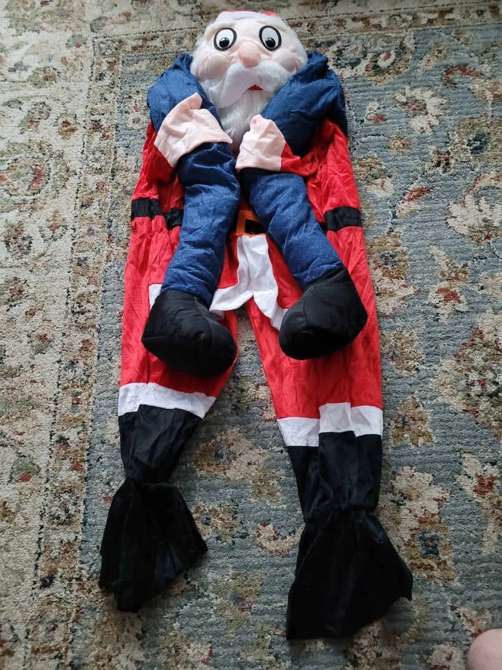 Funny Santa Piggyback Costume – Carry Me / Ride-On Christmas Sui - photo 2