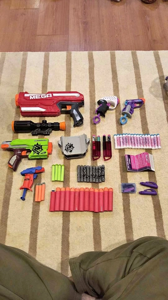 Nerf Blaster Bundle - Mega, Zombie Strike, and Rebelle