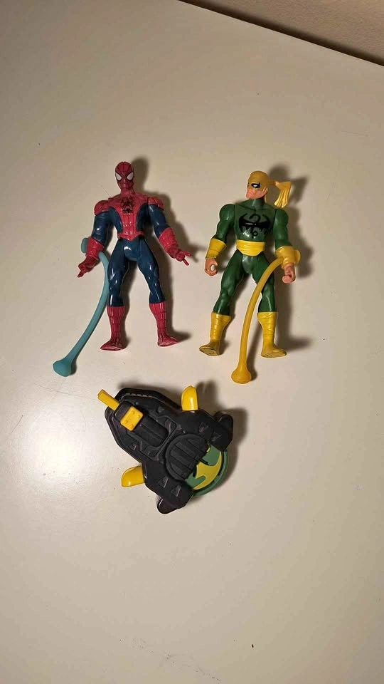 Marvel Spider-Man and Iron Fist Action Figures
