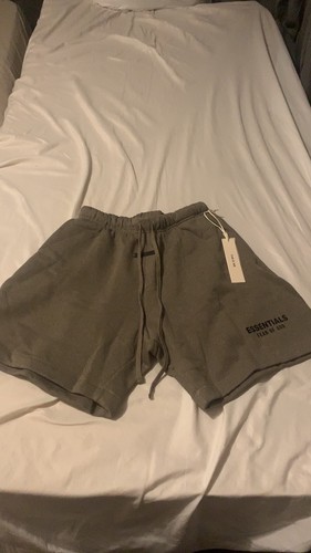 DARK GREY ESSENTIALS FEAR OF GOD SHORTS