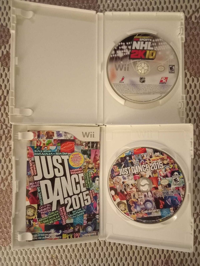 NHL 2K10 and Just Dance 2015 Wii Games - photo 2