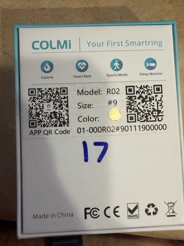 NEW Colmi R02 Smart Ring - Gold | Size 9 - photo 4