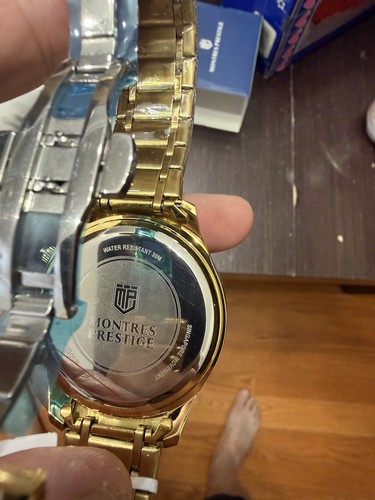 INVICTA Montres Prestige Men 44.5mm Gold Blue Dial Watch - photo 4