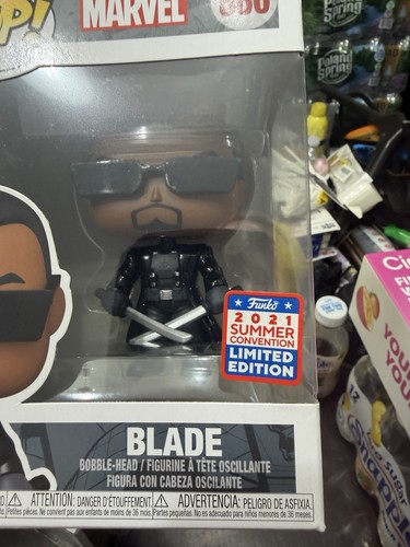 Funko Pop Marvel #886 BLADE Funkon Figure - photo 2