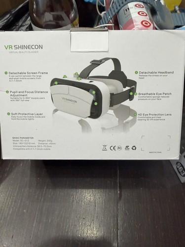 VR SHINECON SC-G12 Smartphone VR Headset 7 in Max 360° FOV - photo 2
