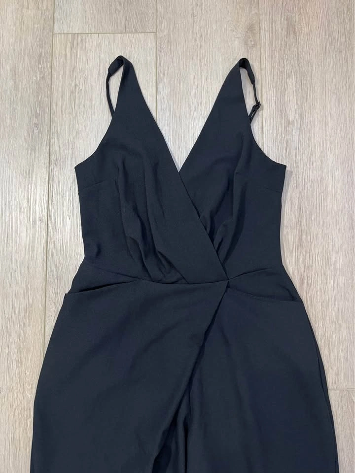 ASOS Black Sleeveless Crossover Jumpsuit - Size 2 - photo 2