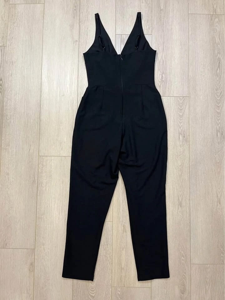 ASOS Black Sleeveless Crossover Jumpsuit - Size 2 - photo 5