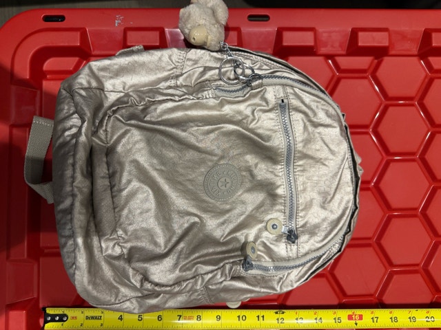 Kipling Metallic Backpack