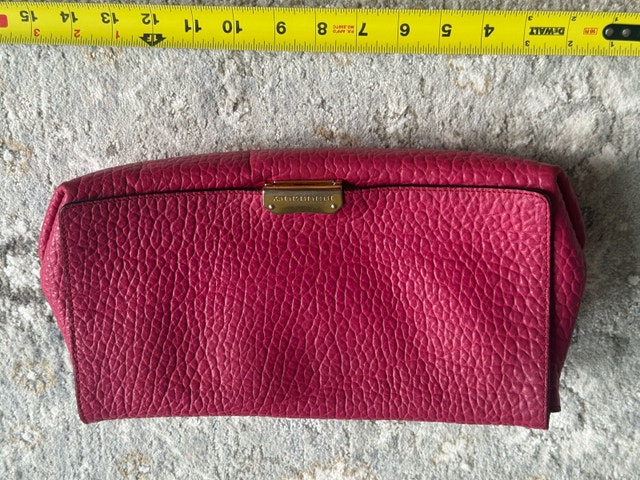 Burberry Pink Leather Shoulder Bag